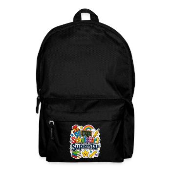 Schulkind 2026 Einschulung 2026 Schulanfang - Rucksack - Schwarz - Vorne