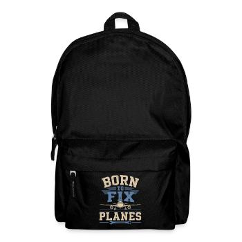Aeronautical Engineer Aircraft Technology Maintenance - Backpack - black - Front
