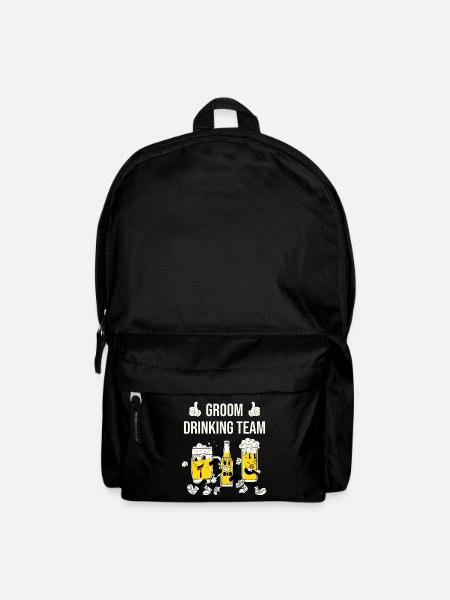 Bräutigam-Trinkteam - Rucksack - Schwarz