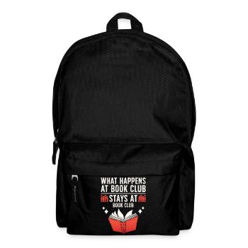 Book Club Geheimnis Shirt - Rucksack - Schwarz - Vorne