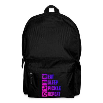 Pickleball Szene Idee für Pickleballspielerin Fans - Rucksack - Schwarz - Vorne