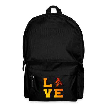 BMX Racing Gift Idea for the Freestyle Rider - Backpack - black - Front