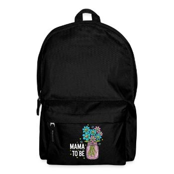 Gender Reveal Baby Shower Mama To Be Mom Dad Team - Backpack - black - Front