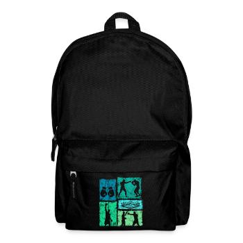 Vintage Boxing Graphic for Boxing - Backpack - black - Front