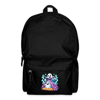 Sleeping ghost readers in a haunted book - Backpack - black - Front