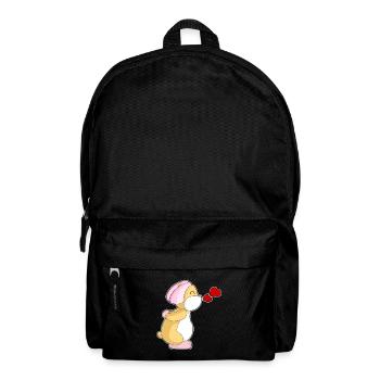 Hamster Braut Schleier Hochzeit - Rucksack - Schwarz - Vorne