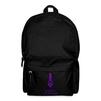 Einfach Lavendel - Rucksack - Schwarz - Vorne