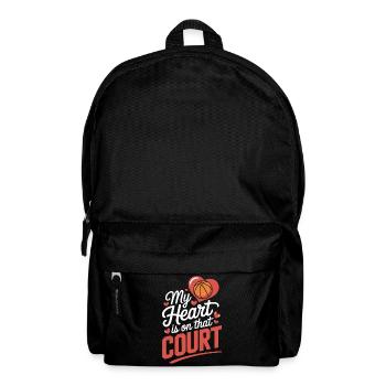 Basketball Sprüche Lustiges Basketball Geschenk - Rucksack - Schwarz - Vorne