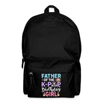Father of The K-Pop Birthday Girl - Backpack - black - Front