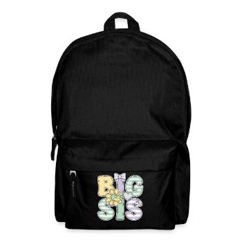 Geschlechterenthüllung Big Sis Babyparty Big Sister - Rucksack - Schwarz - Vorne