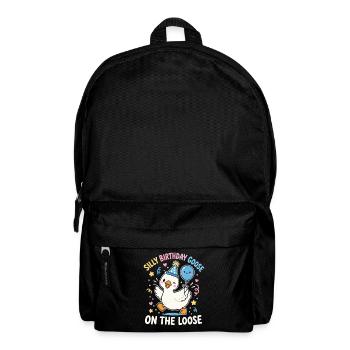 Crazy Birthday Goose - Backpack - black - Front