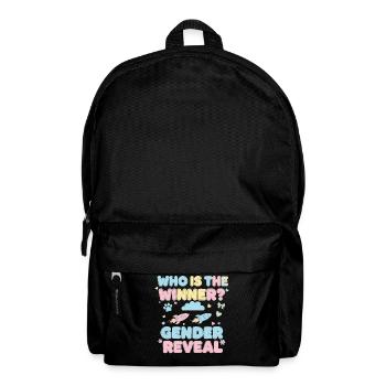 Geschlechterenthüllung: Wer ist der Gewinner der Babyparty - Rucksack - Schwarz - Vorne