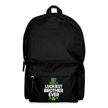 Luckiest Brother Ever Leprechaun - Backpack - black - Front