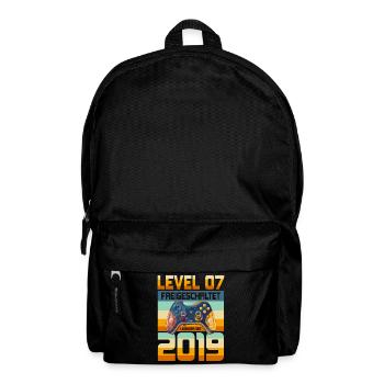 7. Geburtstag Junge Mädchen 2019 Gaming Gamer - Rucksack - Schwarz - Vorne