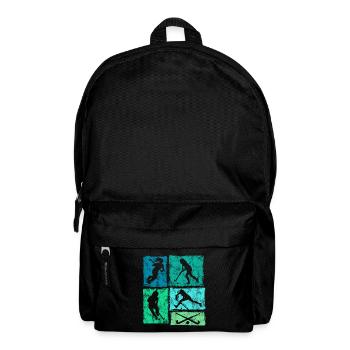Hockey Feldhockey Hallenhockey Für Frauen Mädchen - Rucksack - Schwarz - Vorne