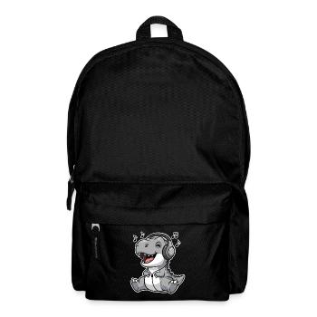 T Rex Musik Hören  - Rucksack - Schwarz - Vorne