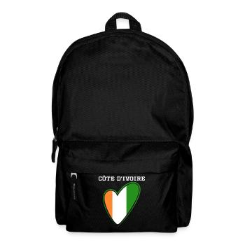 Ivory Coast Pride Cote D'Ivoire Heritage Elephant - Sac à dos - noir - Devant