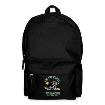 Cadeaux de claquettes Tap Dancing Tap Dancer - Sac à dos - noir - Devant