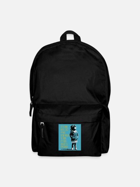 La vie est dure mais au moins je ne suis pas assez bête - Sac à dos - noir