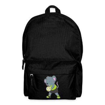 Maus Volleyballspieler Volleyball - Rucksack - Schwarz - Vorne
