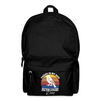 Roter Kanarienvogel Red Factor Canary - Backpack - black - Front