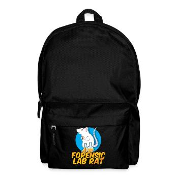 Rat, rat de maison, propriétaire de rats, amoureux des rats - Sac à dos - noir - Devant