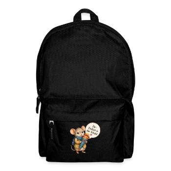 Erster Schultag - Einschulkind - Rucksack - Schwarz - Vorne