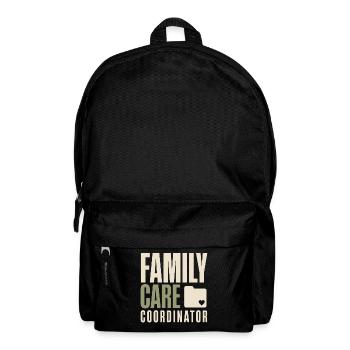 Prendre soin des personnes âgées, des parents, des aidants familiaux, - Sac à dos - noir - Devant