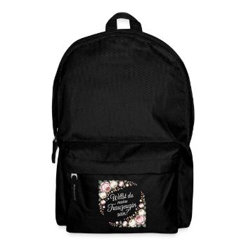 Willst Du Meine Trauzeugin Sein? - Rucksack - Schwarz - Vorne