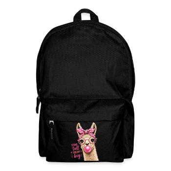 Stand Tall Lama Dream Big Shirt - Rucksack - Schwarz - Vorne