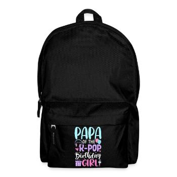 Papa de La Fille d’anniversaire K-Pop - Sac à dos - noir - Devant