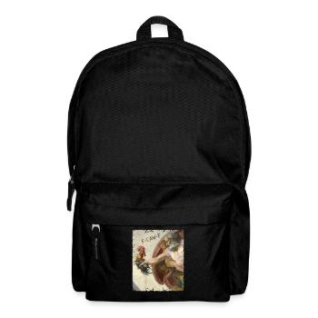 F-CAW-F Rooster Meme – Drôle de sarcastique - Sac à dos - noir - Devant