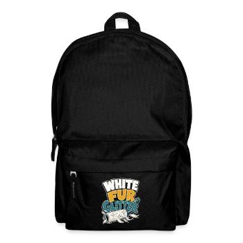 Weißer Deutscher Schäferhund Mama Geschenk, weißer Fell-Glit - Rucksack - Schwarz - Vorne