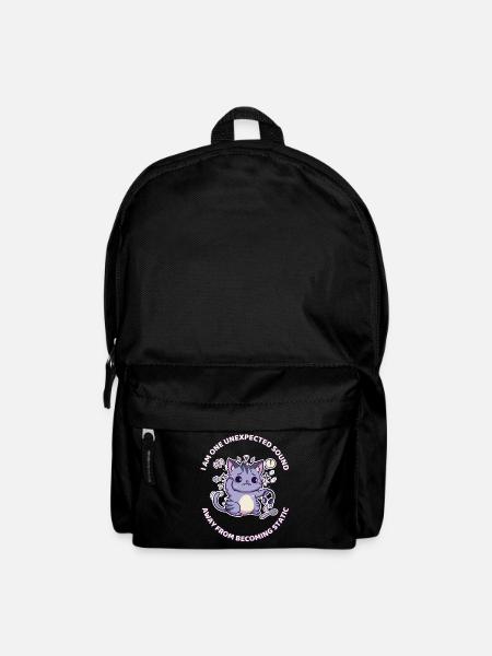 One Unexpected Sound Away From Becoming Static - Backpack - black