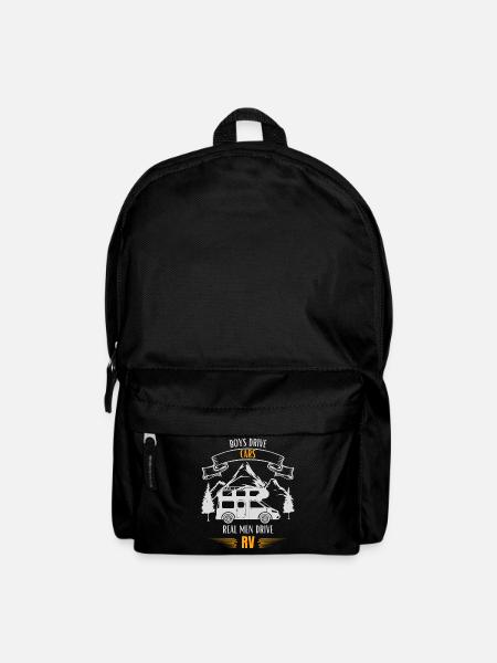 Real Men Drive RV - Backpack - black