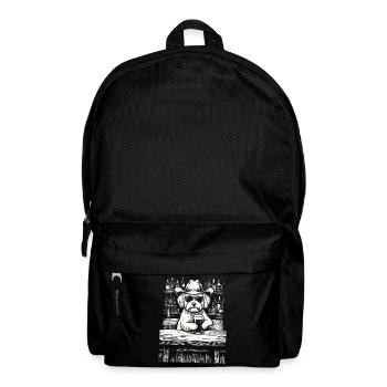 Cowboy Hund Bier Lustiger Maltheser - Rucksack - Schwarz - Vorne
