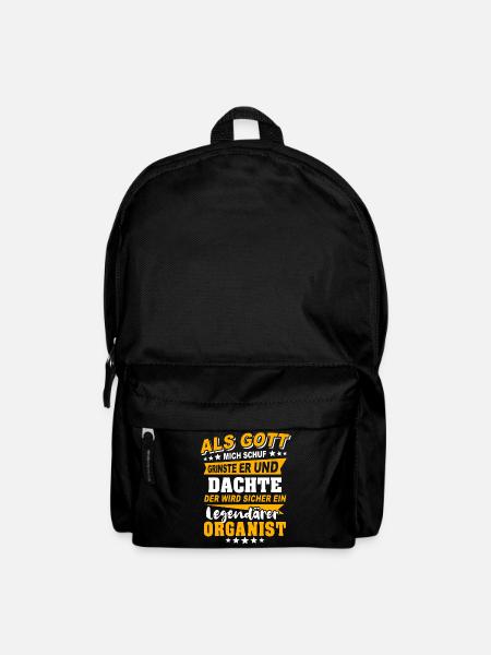 Organist Sprüche - Rucksack - Schwarz