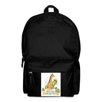 Giraffenzauber Erster Kindergartentag - Rucksack - Schwarz - Vorne