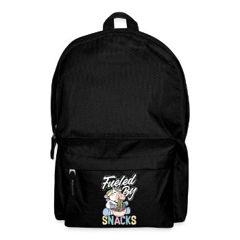 J’ai besoin de snacks, d’humour animalier drôle - Sac à dos - noir - Devant