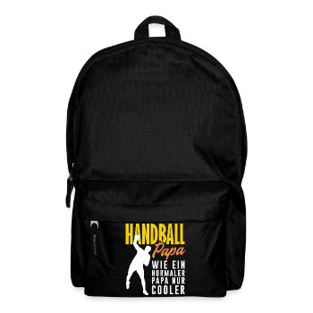 Handball Handballer Handball Trainer Fan Geschenk - Rucksack - Schwarz - Vorne