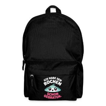 Rochen Schon Gebraten Stachelrochen Manta Rochen - Rucksack - Schwarz - Vorne