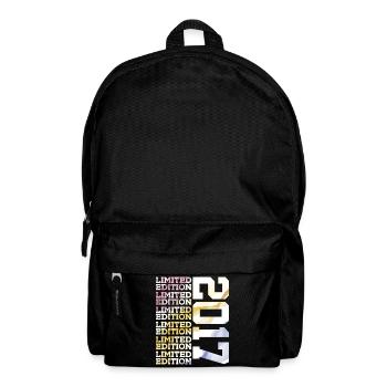 LIMITED EDITION 2017 - 9 JAHRE - 9. GEBURTSTAG - Rucksack - Schwarz - Vorne
