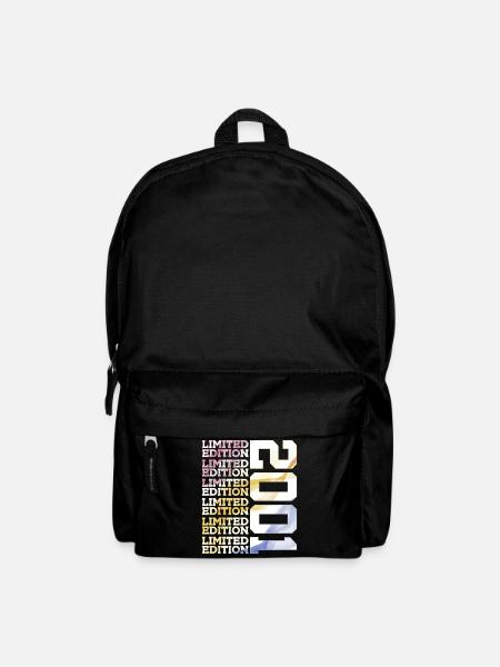 LIMITED EDITION 2001 - 25 JAHRE - 25. GEBURTSTAG - Rucksack - Schwarz