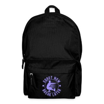 Fitness Fanatics Squat Now Break Later - Rucksack - Schwarz - Vorne
