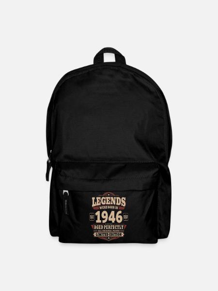 80th Birthday Gift Husband 1946 Vintage Retro - Backpack - black