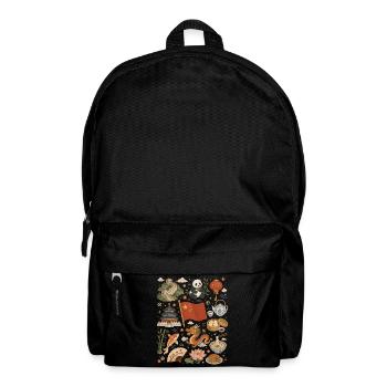 China | Wall, Panda & Tea Culture - Backpack - black - Front