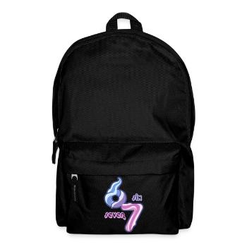 Candy Swirl 67 meme Neon Doodle - Backpack - black - Front