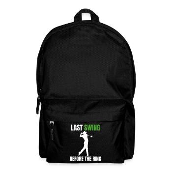 Golf Bachelor Party - Backpack - black - Front