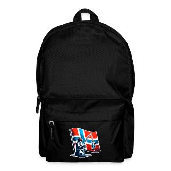 Norway Angler Motif - Backpack - black - Front