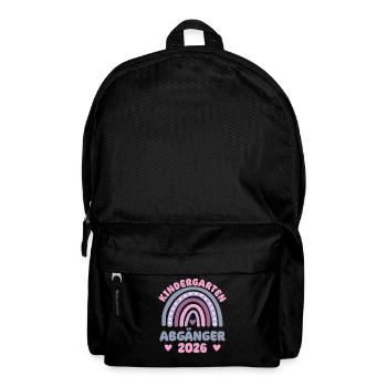 Abschied Kinder Kindergarten Abgänger 2026 - Rucksack - Schwarz - Vorne